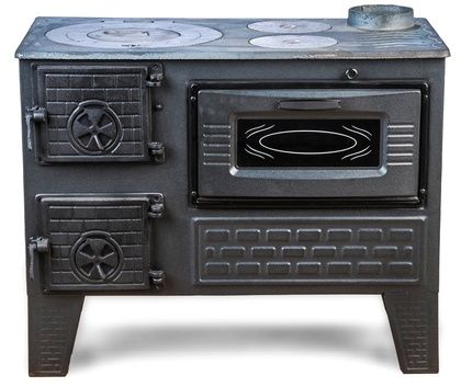 Отопительно-варочная печь МастерПечь ПВ-04 с духовым шкафом, 7,5 кВт в Миассе