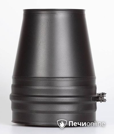 Комплектующие дымохода Schiedel Конус д.150 PM25 (Черный) Permetr в Миассе