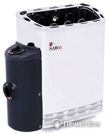 Электрокаменка для сауны Sawo Mini MN-30NB-Z со встроенным пультом управления в Миассе