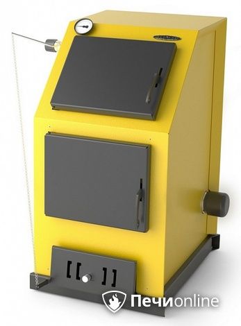 Твердотопливный котел TMF Оптимус Электро 25кВт АРТ ТЭН 6кВт желтый в Миассе