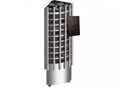 Электрокаменка для сауны Harvia Glow Corner TRC70XE c цифровой панелью управления в Миассе