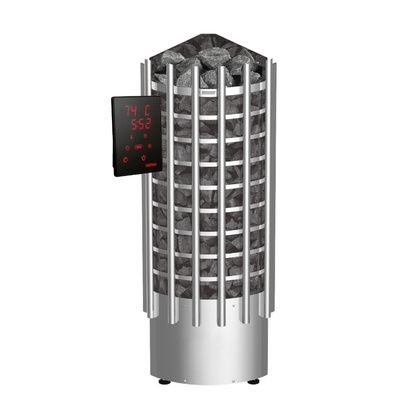Электрокаменка для сауны Harvia Glow Corner TRC90XE c цифровой панелью управления в Миассе